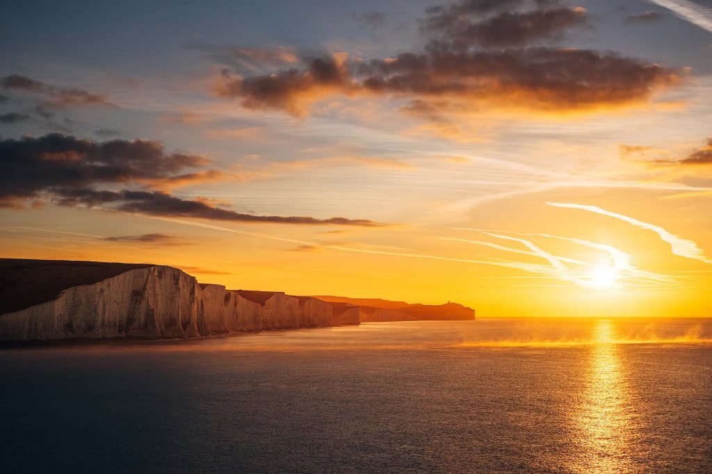 Seven Sisters Cliffs in Inghilterra