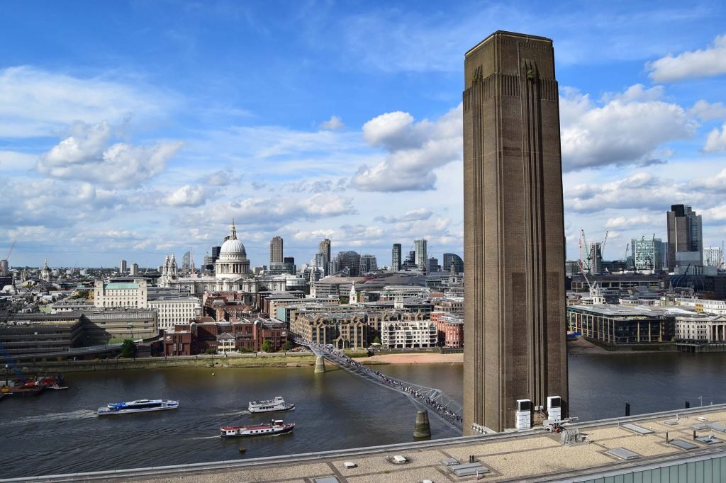 Vista su Londra dalla Tate Modern